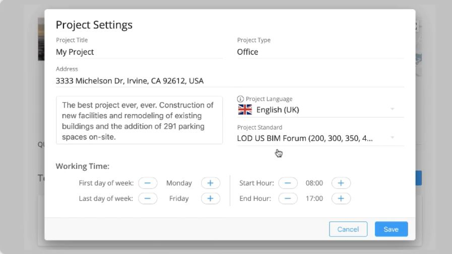 screenshot of LOD Planner